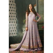 Lime Purple Indian Party Wear Asian Anarkali Wedding Dress